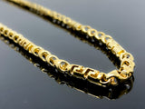 Greek Fancy Bullet Link Necklace (28"/61.4gr/10kt)