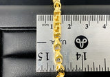 Greek Fancy Bullet Link Necklace (28"/61.4gr/10kt)