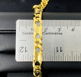 Intertwined Fancy Figaro Link Necklace (28"/50.5gr/10kt)