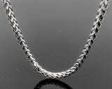 Wheat Link White Gold Necklace (26"/17.3gr/14kt)