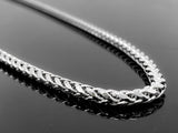 Wheat Link White Gold Necklace (26"/17.3gr/14kt)