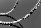 Wheat Link White Gold Necklace (26"/17.3gr/14kt)