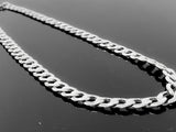 Cuban Curb Link Necklace (20"/24gr/10kt/WG)