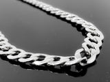 Cuban Curb Link Necklace (20"/24gr/10kt/WG)