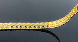 Gold Nugget Link Bracelet 40gr