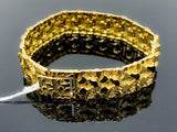 Gold Nugget Link Bracelet 40gr