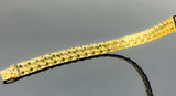 Gold Nugget Link Bracelet