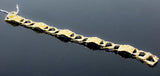 Station & Gold Nugget Link Bracelet